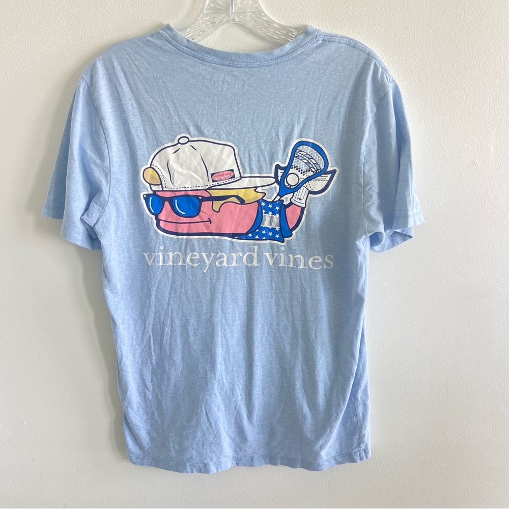 3/$25 Vineyard Vines Lacrosse Short Sleeve Blue T-Shirt‎ XS